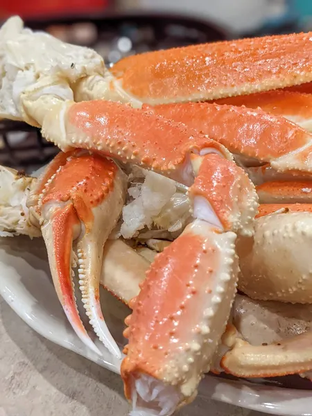 Roi Crabe Des Neiges Jambes Prêtes Manger Gros Plan — Photo