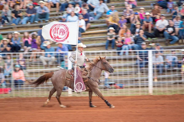 Cowboy Rodeó Bajnokság Este — Stock Fotó