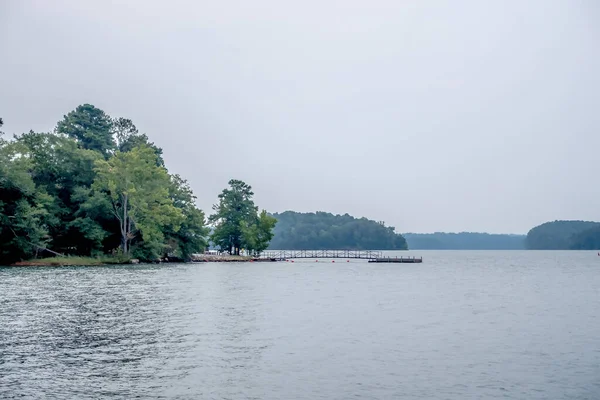 Hartwell Gölü Nde Basit Bir Hayat Güney Carolina — Stok fotoğraf