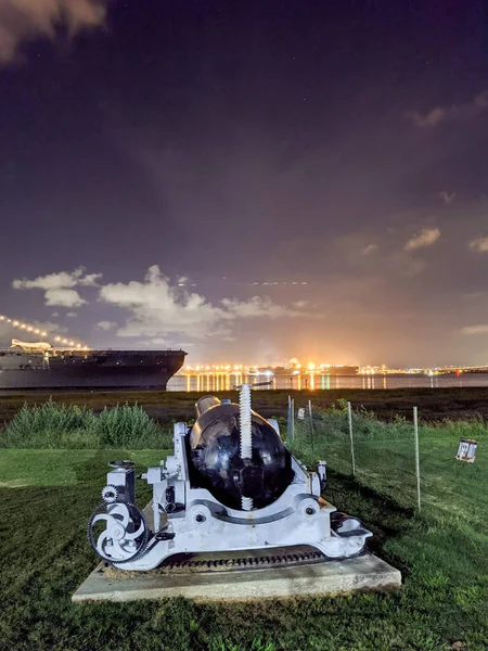 Yorktown Uçak Gemisi Müzesi Güney Carolina Patriots Point Deki Anıt — Stok fotoğraf