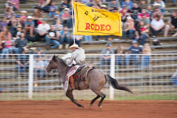 Cowboy Rodeo Kampioenschap Avond — Stockfoto