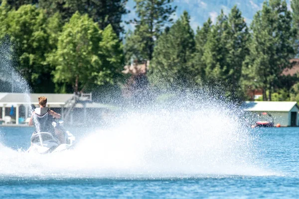 Water Jet Rider Jet Skiing — Stock Photo, Image