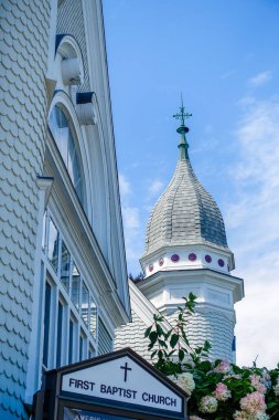 Tarihi Baptist Kilisesi Yeni İngiltere 'de inşa edildi.