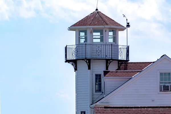 Faro Cola Conacicut Island Jamestown Rhode Island — Foto de Stock