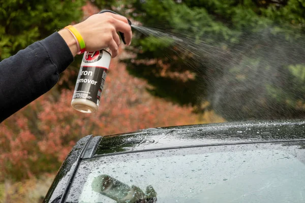 Lavado Coches Limpieza Prepararse Para Los Detalles — Foto de Stock