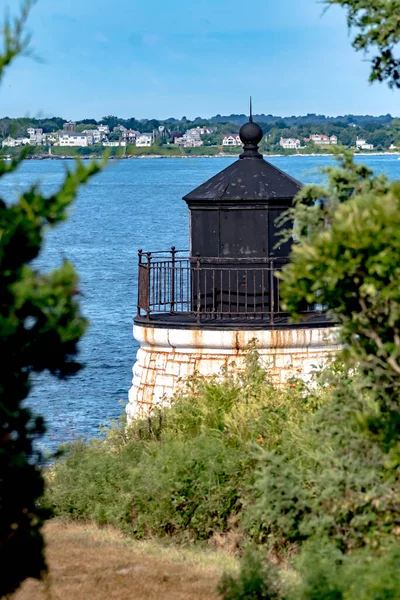 Castle Hill Lighthouse Newportu Rhode Islandu — Stock fotografie