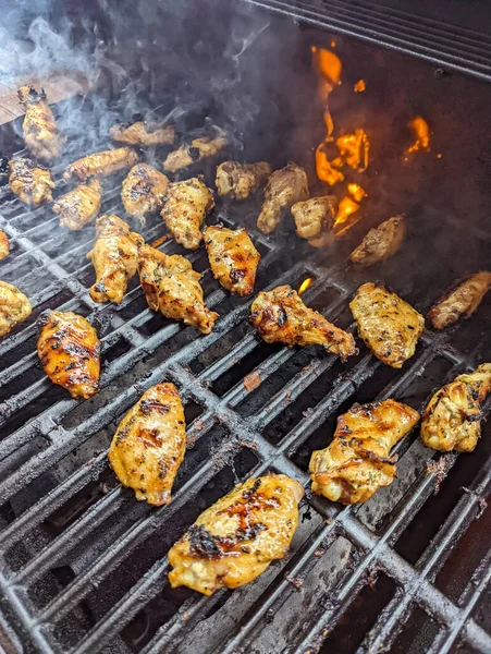 Chicken Meat Fried Barbecue Grill — Stock Photo, Image