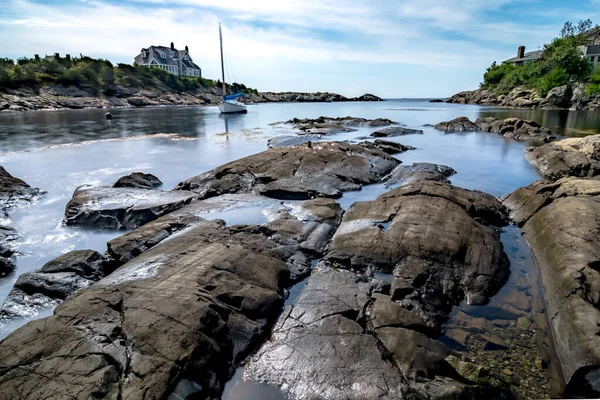 Newport Rhode Adası Yakınlarındaki Sahil Şeridi — Stok fotoğraf