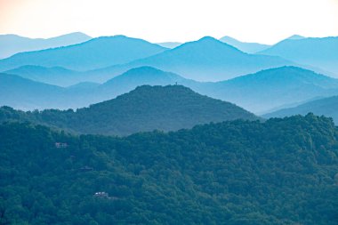 Maggie Valley Kuzey Carolina 'daki güzel doğa manzarası.