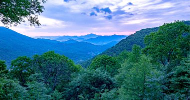 beautiful nature scenery in maggie valley north carolina clipart