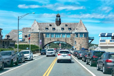 Narragansett 'in kıyı manzarası, Rhode Island
