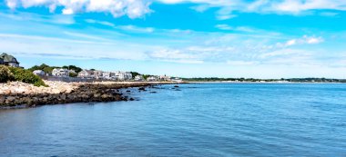 Narragansett 'in kıyı manzarası, Rhode Island
