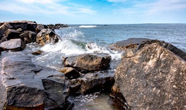 Newport Rhode Island Limanı manzaralı