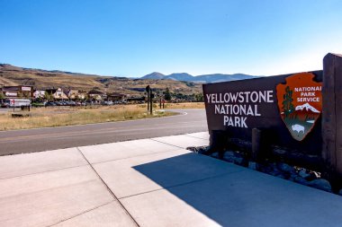 Wyoming 'deki Yellowstone Ulusal Parkı' ndaki görüntüler