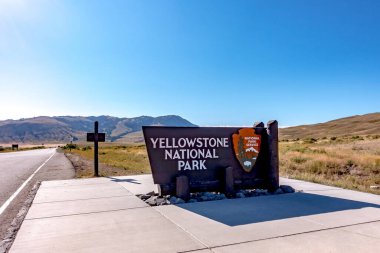 Wyoming 'deki Yellowstone Ulusal Parkı' ndaki görüntüler