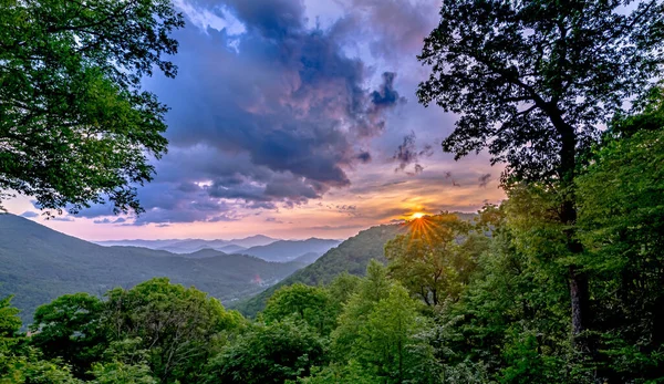 Bela Paisagem Natureza Vale Maggie Carolina Norte — Fotografia de Stock