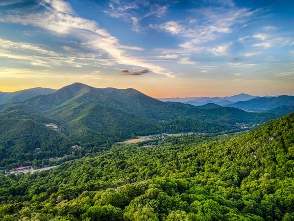 Krásná Přírodní Scenérie Maggie Valley Severní Karolína — Stock fotografie