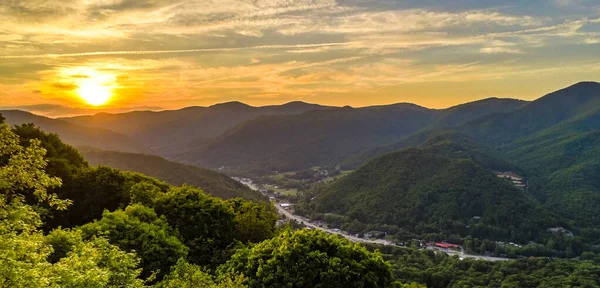 Bellissimo Scenario Naturalistico Nella Valle Maggie Nord Carolina — Foto Stock