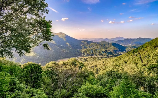 Bellissimo Scenario Naturalistico Nella Valle Maggie Nord Carolina — Foto Stock