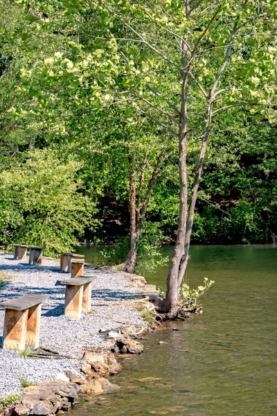 Escenas Naturaleza Lago Julián Cerca Asheville Carolina Norte — Foto de Stock