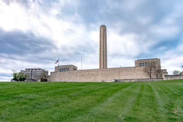 Kansas City Wwi Memorial Day Time — Stock Photo, Image