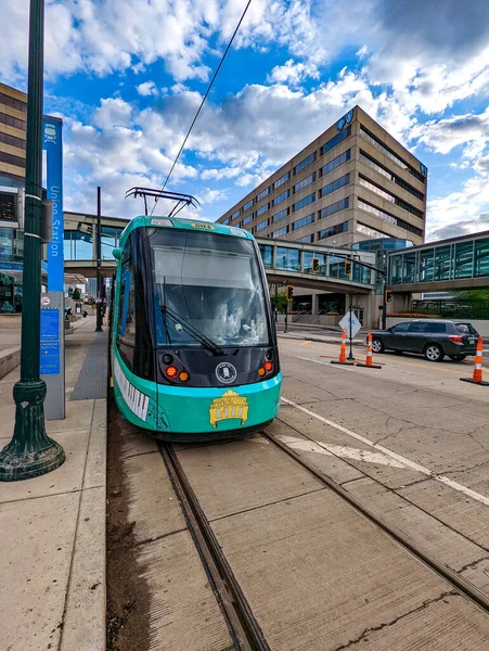 Ciudad Kansas Estados Unidos Abril 2022 Streetcar Outs — Foto de Stock