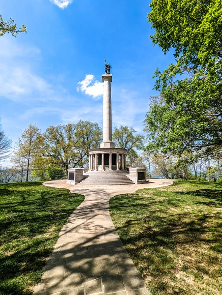 Chattanooga Tennessee Abd Manzaralı Gözcü Dağı — Stok fotoğraf