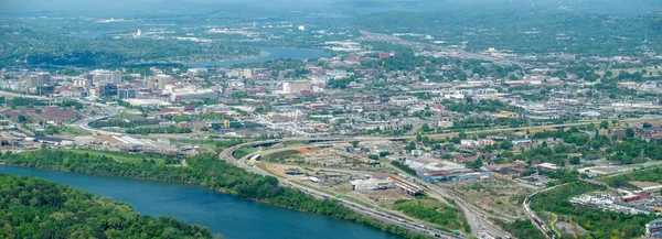 Chattanooga Tennessee Usa Nézetei Kilátó Hegyről — Stock Fotó