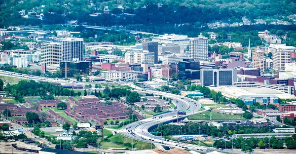 Chattanooga Tennessee Usa Blick Vom Aussichtsberg — Stockfoto