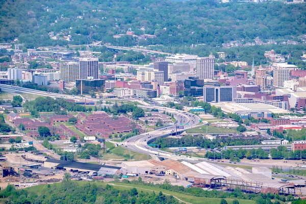 Chattanooga Tennessee Usa Utsikt Från Lookout Berg — Stockfoto