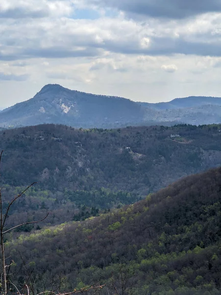 Nantahala Národní Lesní Malebné Horské Ovelook Severní Karolíně — Stock fotografie