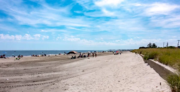 Θέα Στην Παραλία Στο Scarborough Beach Rhode Island — Φωτογραφία Αρχείου