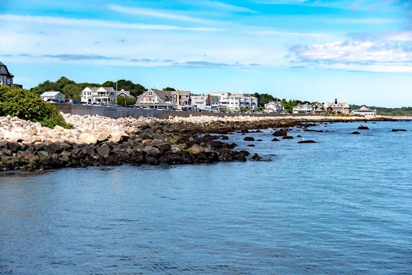 Vista Costera Narragansett Rhode Island — Foto de Stock