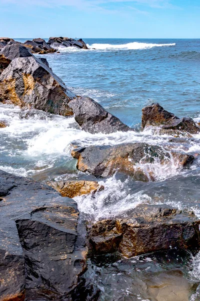 Vistas Panorâmicas Newport Rhode Island Harbor — Fotografia de Stock