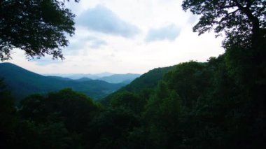 Maggie Valley Kuzey Carolina 'daki güzel doğa manzarası.