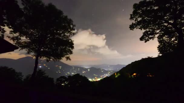 Vacker Natur Landskap Maggie Valley North Carolina — Stockvideo