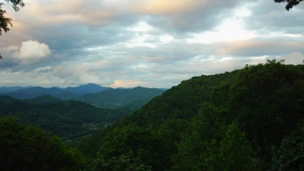 Maggie Valley Kuzey Carolina Daki Güzel Doğa Manzarası — Stok video