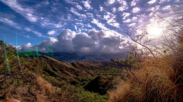 Hiking Nature Views Diamond Head Honolulu Hawaii — ストック写真