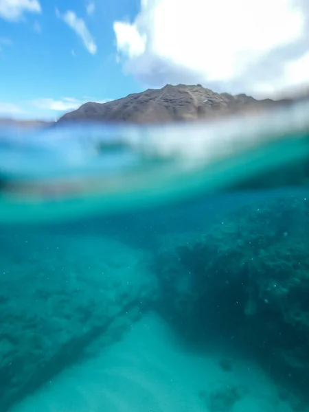 Snokeling Kulailai Bay Oahu Hawaii West Coast — Foto de Stock