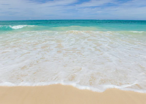 Waimanalo Bay Tengerparti Jelenetek Oahau Hawaii — Stock Fotó