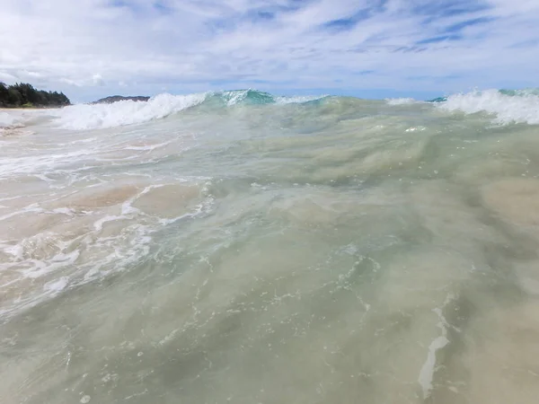 Waimanalo Bay Tengerparti Jelenetek Oahau Hawaii — Stock Fotó