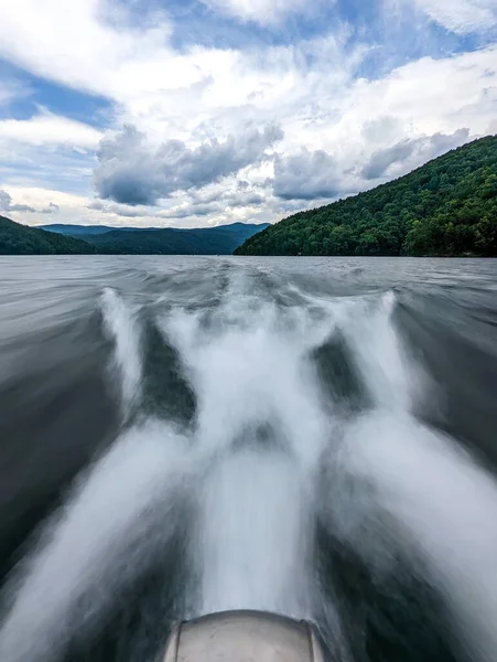 Jachting Kolem Jezera Jocassee Jižní Karolína — Stock fotografie