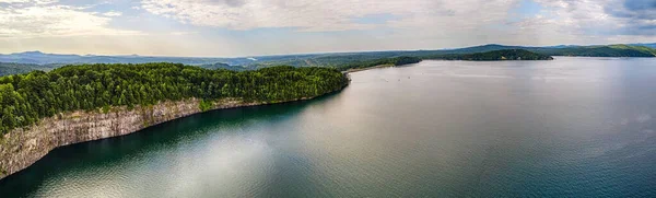 Jocassee Gölü Nün Güzel Manzarası Güney Carolina — Stok fotoğraf