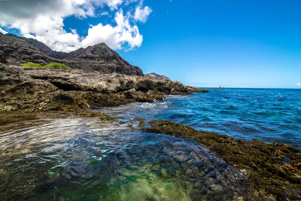 Praia Tropical Paraíso Oahu Hawaii — Fotografia de Stock