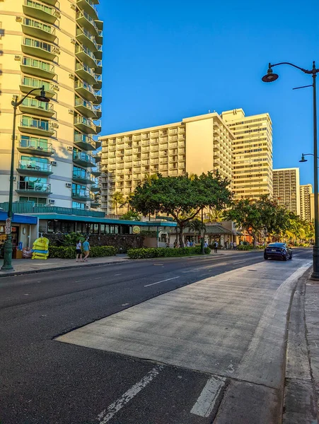 Okyanus Waikiki Beach Otel Kuleleri — Stok fotoğraf
