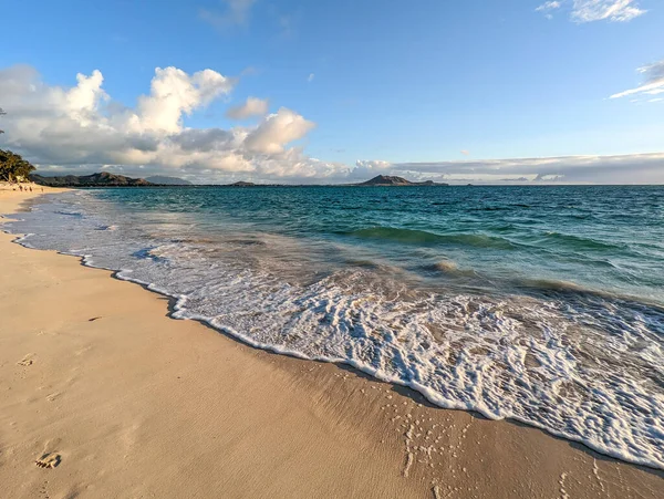 Sonnenaufgang Ove Lanikai Beach Oahu Hawaii — Stockfoto