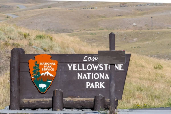 Vistas Panorâmicas Redor Yeallowstone Parque Nacional Wyoming Montana — Fotografia de Stock