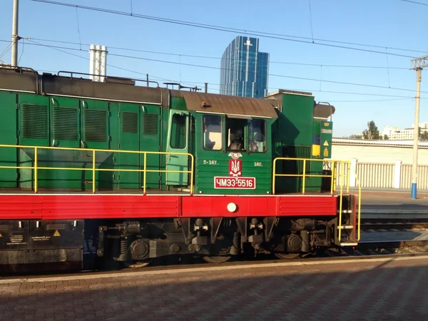 Railroad and trains #trains #railroad #transport — Stock Photo, Image