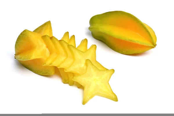 Dilimlenmiş starfruit — Stok fotoğraf