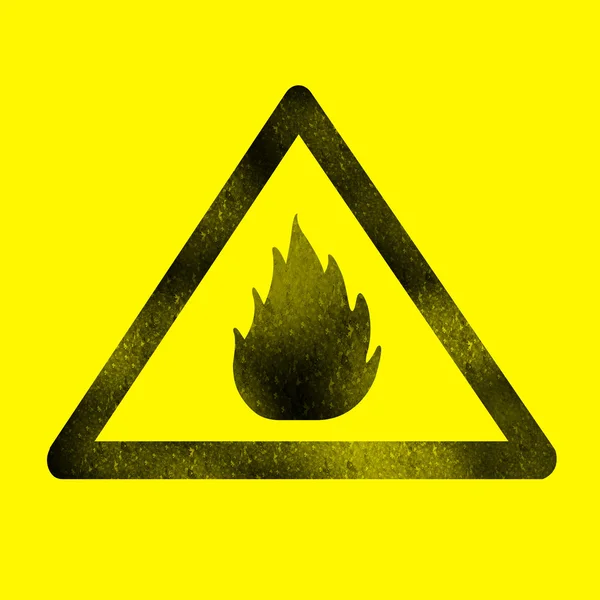 Warning sign — Stock Photo, Image